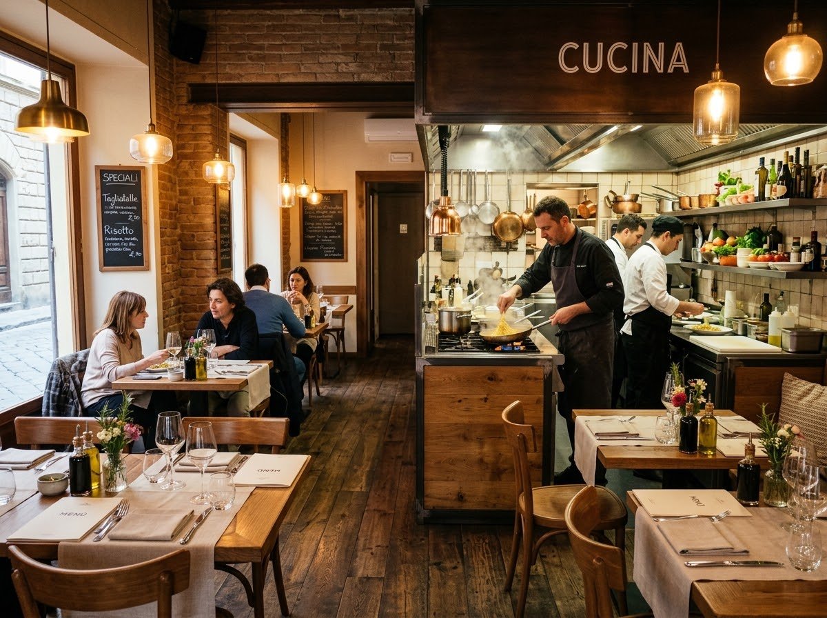 Chiara's kitchen and dining room