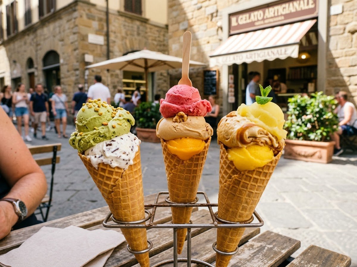 Gelato cones